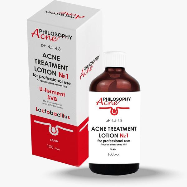 Acne-treatment Lotion №1 100 ml/ Лосьон анти-акне №1 100 мл