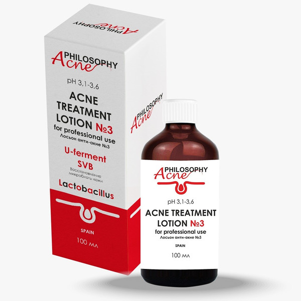 Acne-treatment Lotion №3 100 ml/ Лосьон анти-акне №3 100 мл
