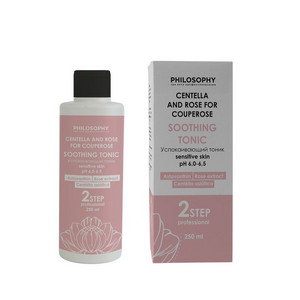 Philosophy Centella And Rose For Couperose Soothing Tonic Sensitive Skin Prof/ Успокаивающий Тоник Для Чувствительной Кожи, 250мл
